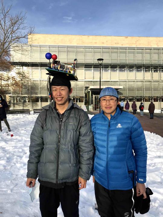Yichao's PhD hat